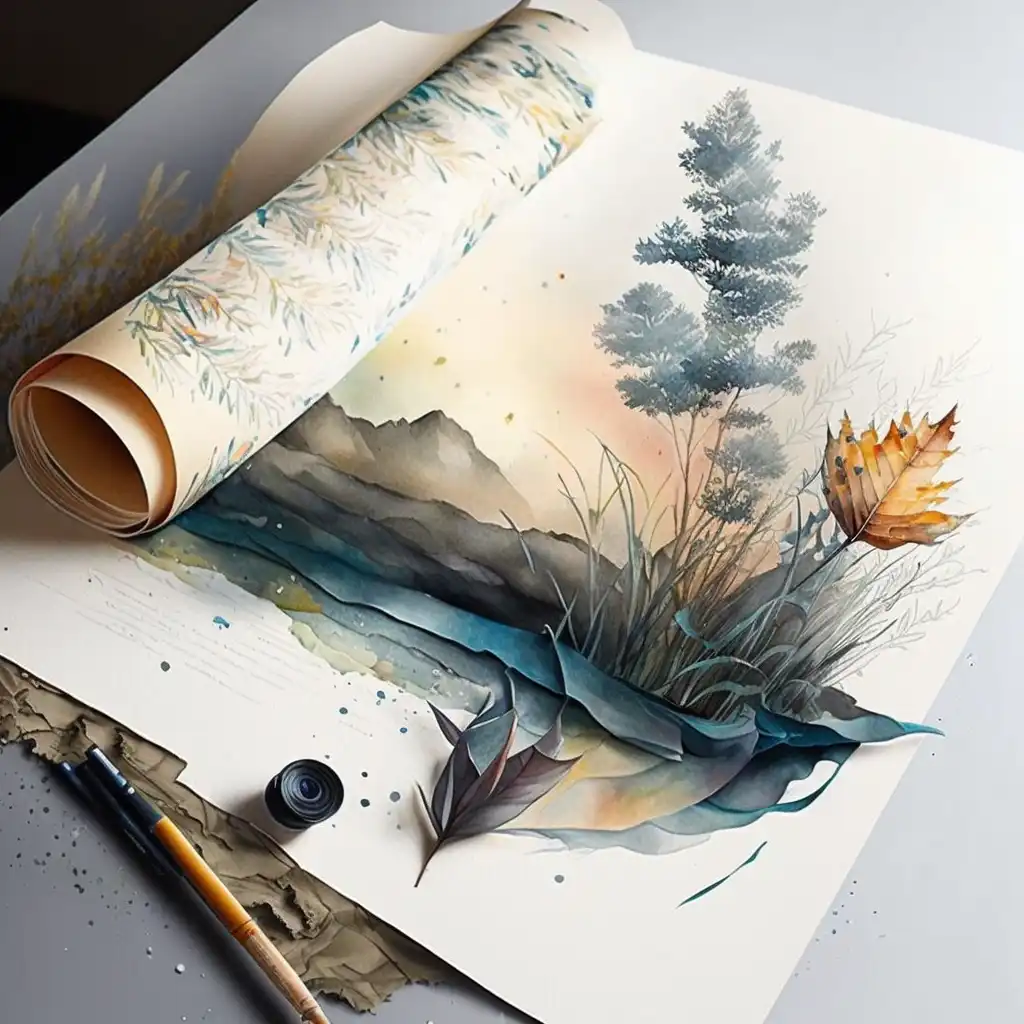 Aquarelpapier en mixed media: experimenteer met veelzijdige kunstvormen